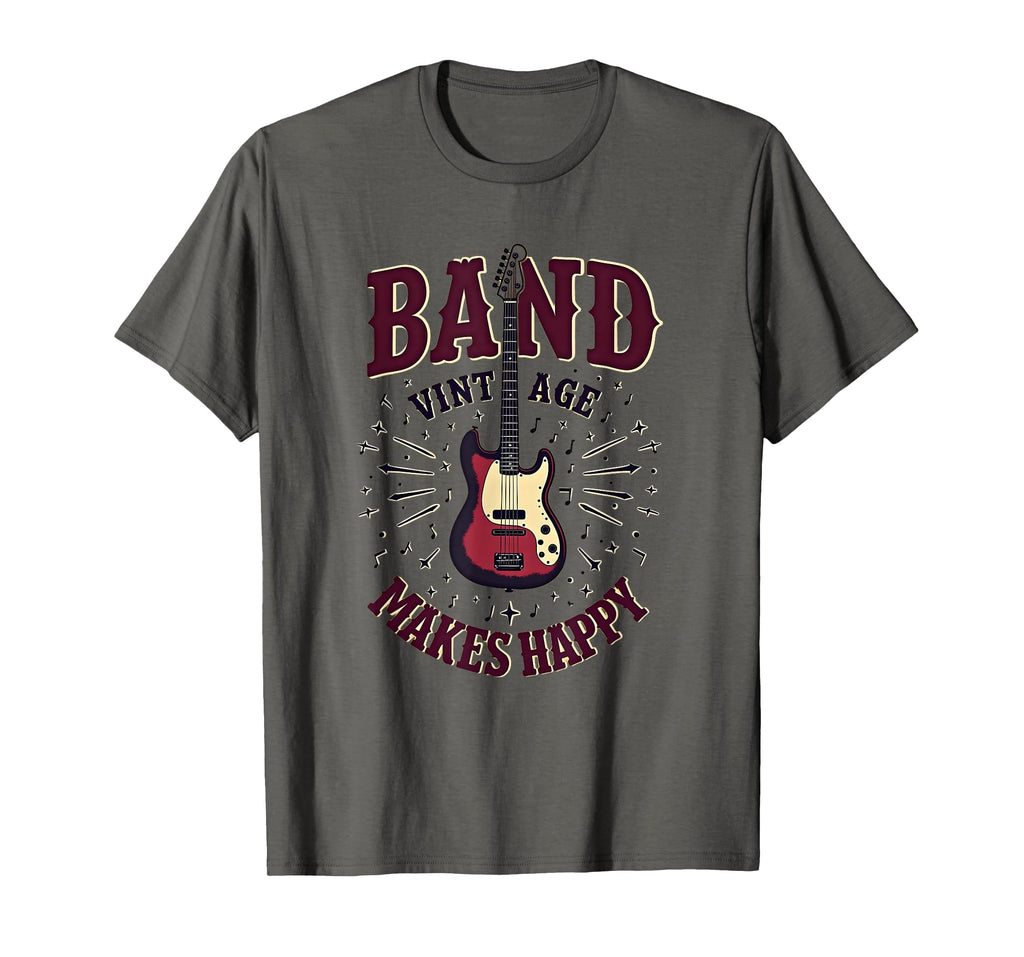 Band Makes Happy Music T-Shirt - Novelty Apparel Men Women - T-Shirt, Sweatshirt, Hoodie