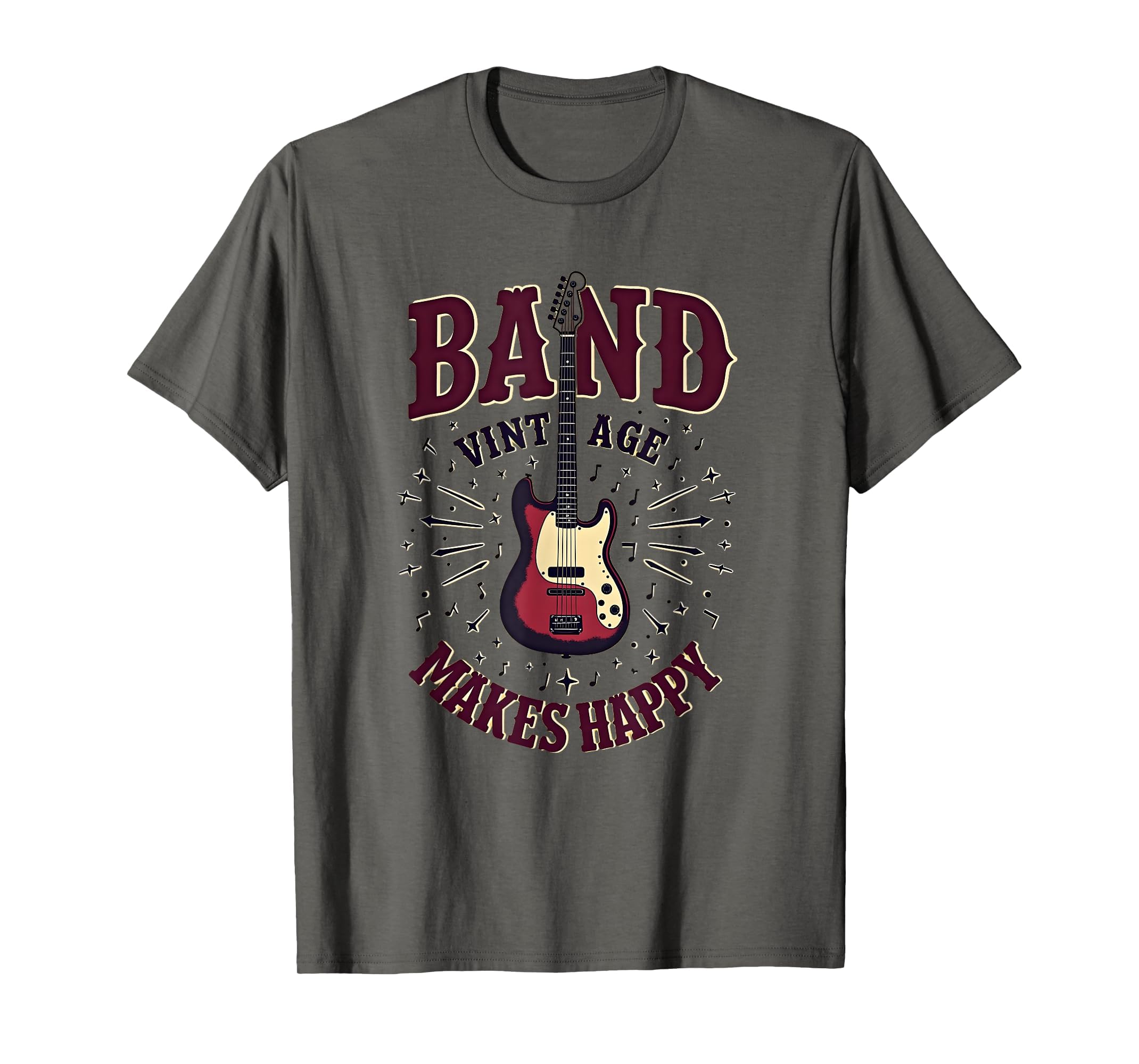 Band Makes Happy Music T-Shirt - Novelty Apparel Men Women - T-Shirt, Sweatshirt, Hoodie
