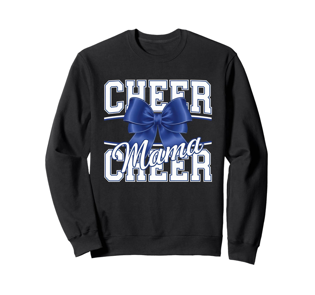 Cheer Mom Mother Bow Cheerleader Game Sweatshirt - Novelty Apparel Unisex - T-Shirt, Sweatshirt, Hoodie