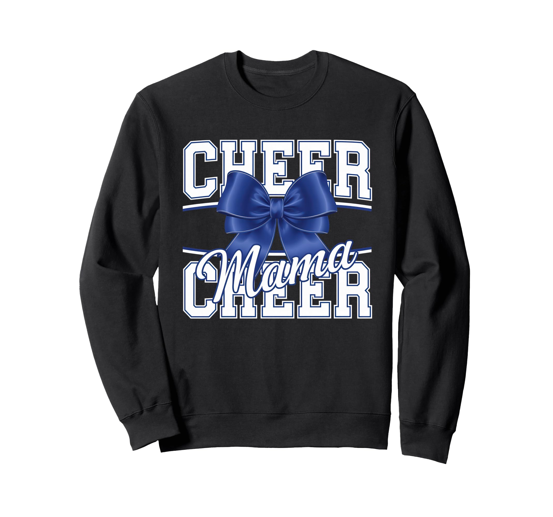 Cheer Mom Mother Bow Cheerleader Game Sweatshirt - Novelty Apparel Unisex - T-Shirt, Sweatshirt, Hoodie