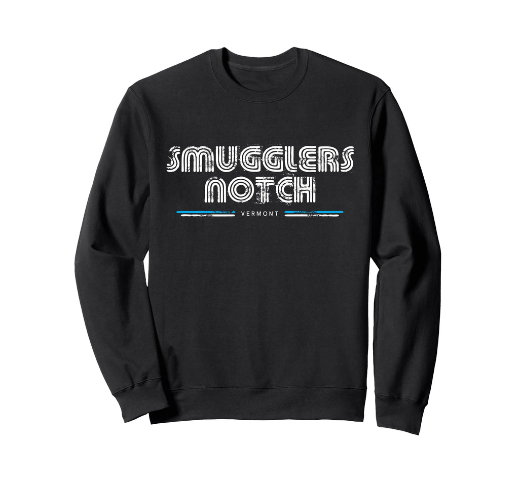Smugglers Notch Vermont Vt 70S 80S Sweatshirt - Minimalist Print Unisex - T-Shirt, Sweatshirt, Hoodie