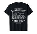 Native American Distressed Motorcycle T-Shirt - Trendy Graphic for Adults - T-Shirt, Sweatshirt, Hoodie
