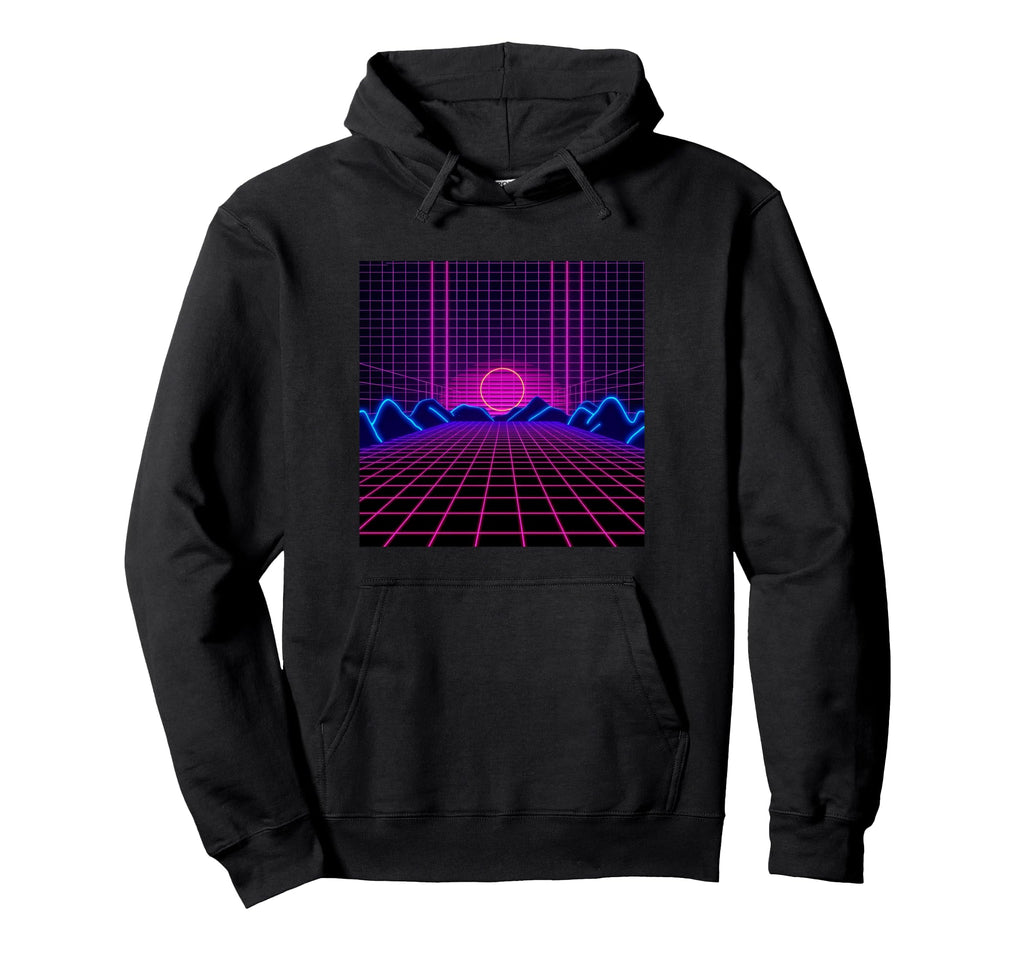 Aesthetic Vaporwave Synthwave 80S 90S Art Hoodie - Unique Graphic Unisex - T-Shirt, Sweatshirt, Hoodie