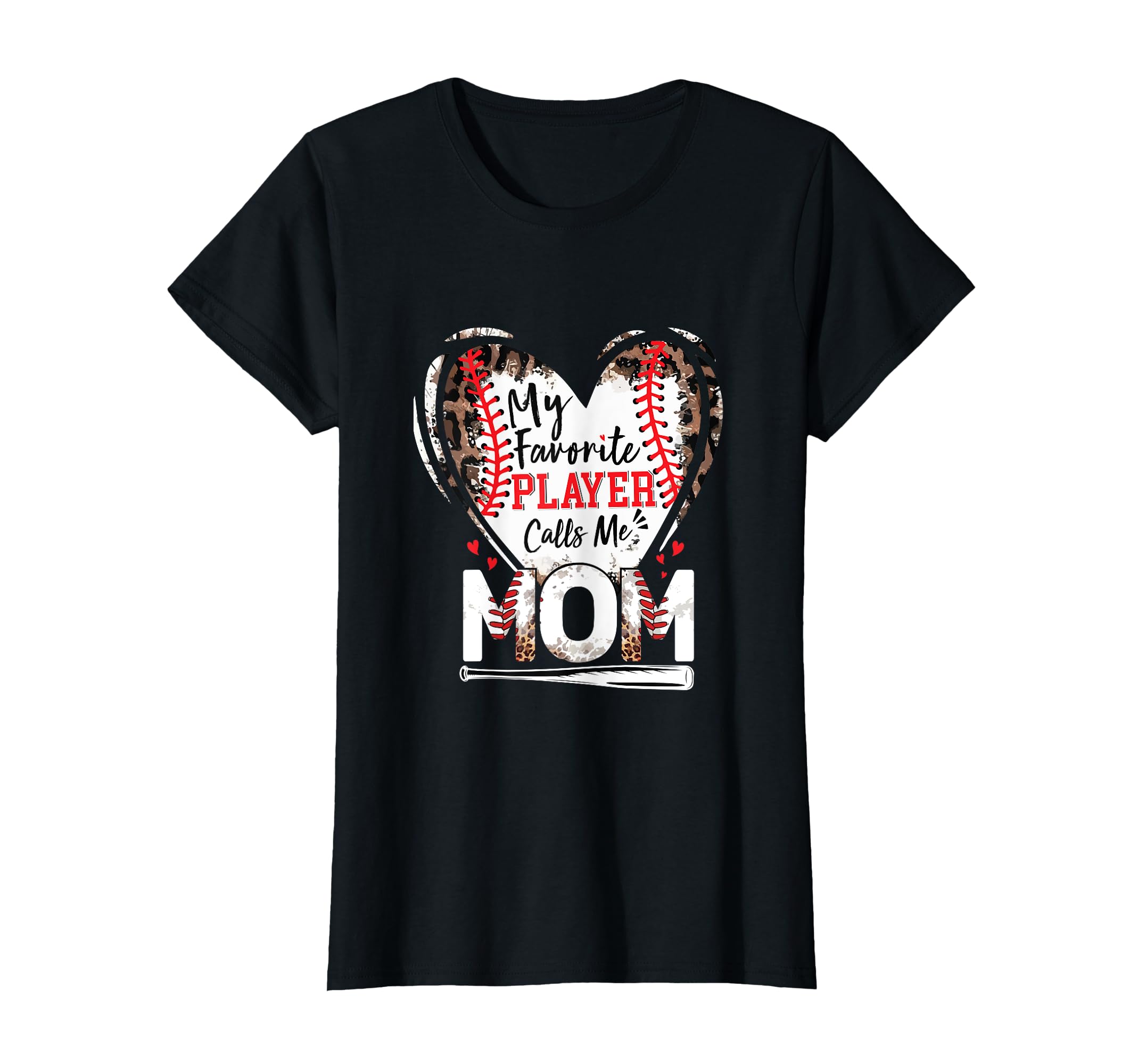 I Play But My Mama Dont Baseball Leopard T-Shirt - Novelty Apparel Unisex - T-Shirt, Sweatshirt, Hoodie