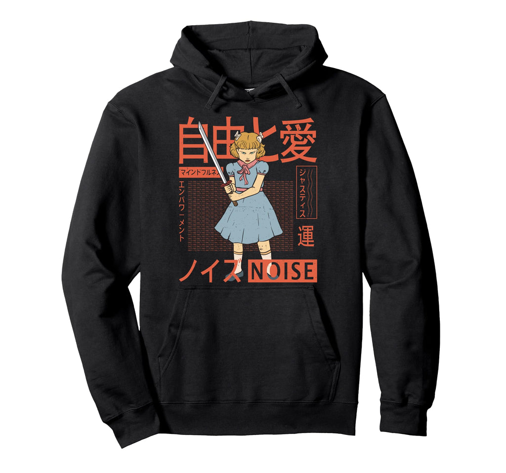Vaporwave Kawaii Aesthetic Japanese Hoodie - Graphic Print for Adults - T-Shirt, Sweatshirt, Hoodie