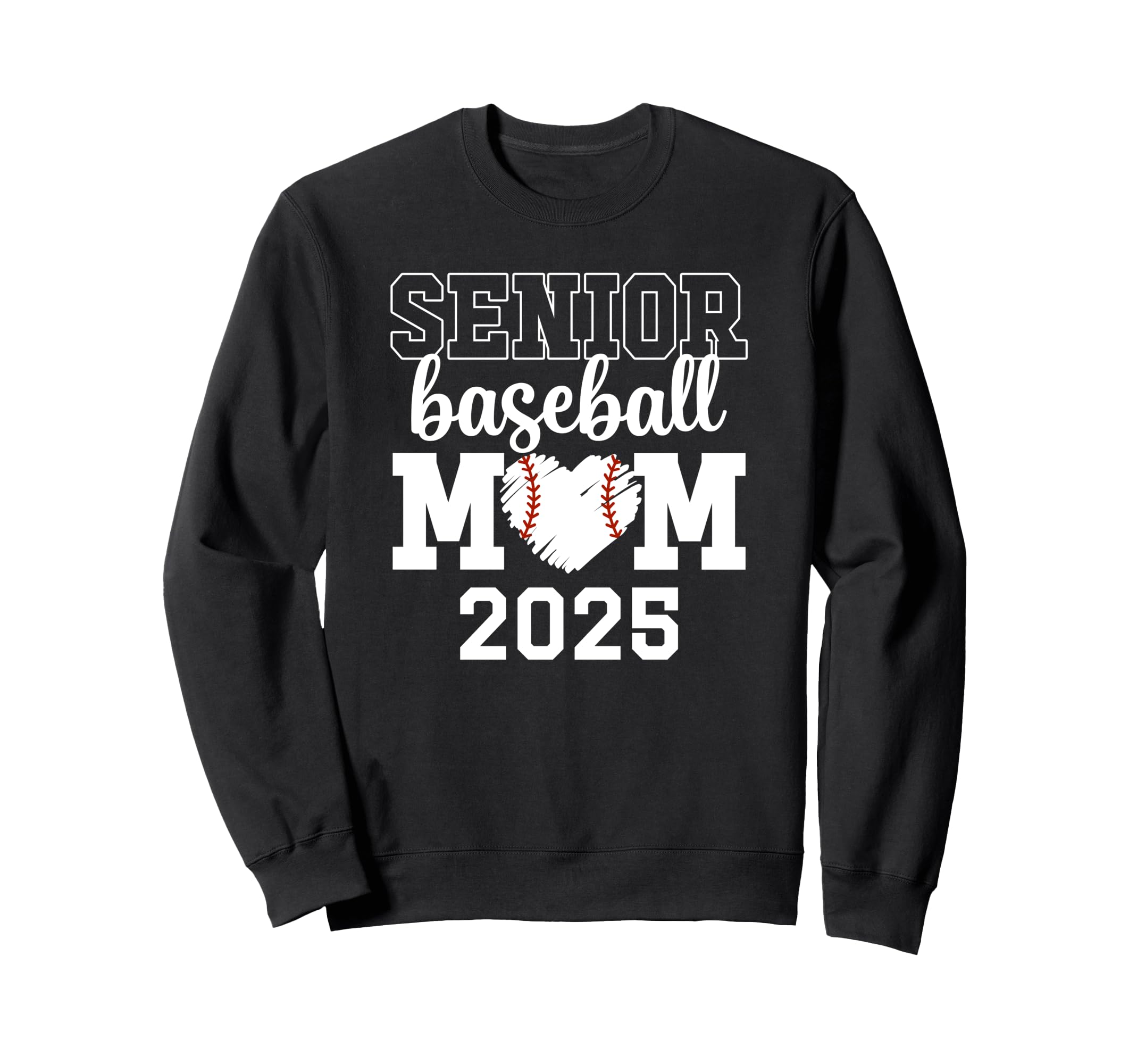 Baseball Mom Senior Mom Class 2025 Sweatshirt - Custom Art Print Unisex - T-Shirt, Sweatshirt, Hoodie