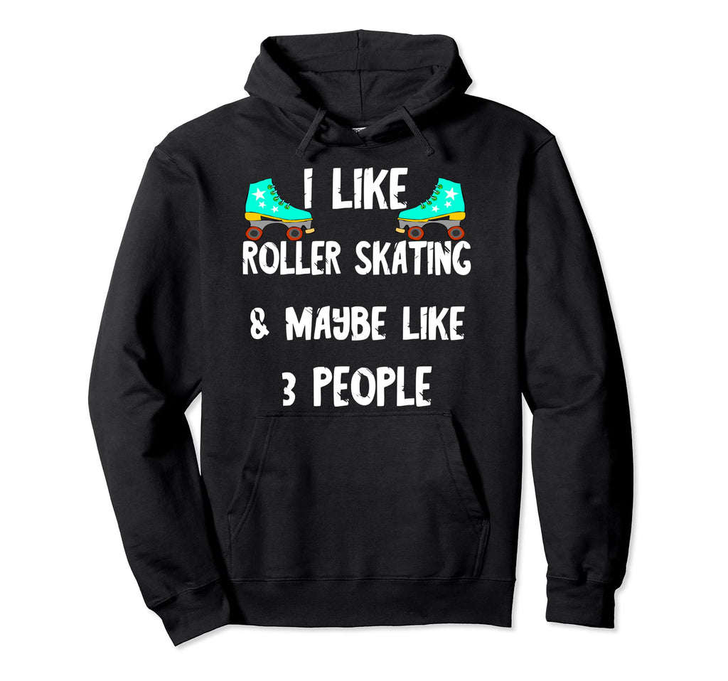 Roller Skating Roller Skates Driving Hoodie - Minimalist Print Men Women - T-Shirt, Sweatshirt, Hoodie