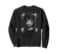 Anime Horror Aesthetic Soft Grunge Sweatshirt - Minimalist Print Unisex - T-Shirt, Sweatshirt, Hoodie