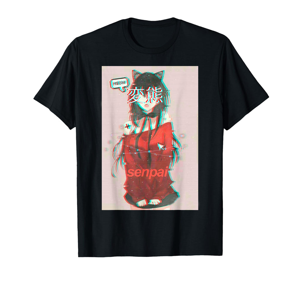 Aesthetic Vaporwave Japanese Futurism T-Shirt - Minimalist Print Men Women - T-Shirt, Sweatshirt, Hoodie