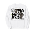 Checkered Soccer Game Day Leopard Sweatshirt - Streetwear Style Men Women - T-Shirt, Sweatshirt, Hoodie