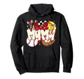 Mom Both Ball Mom Half Softball Half Hoodie - Custom Art Print Men Women - T-Shirt, Sweatshirt, Hoodie
