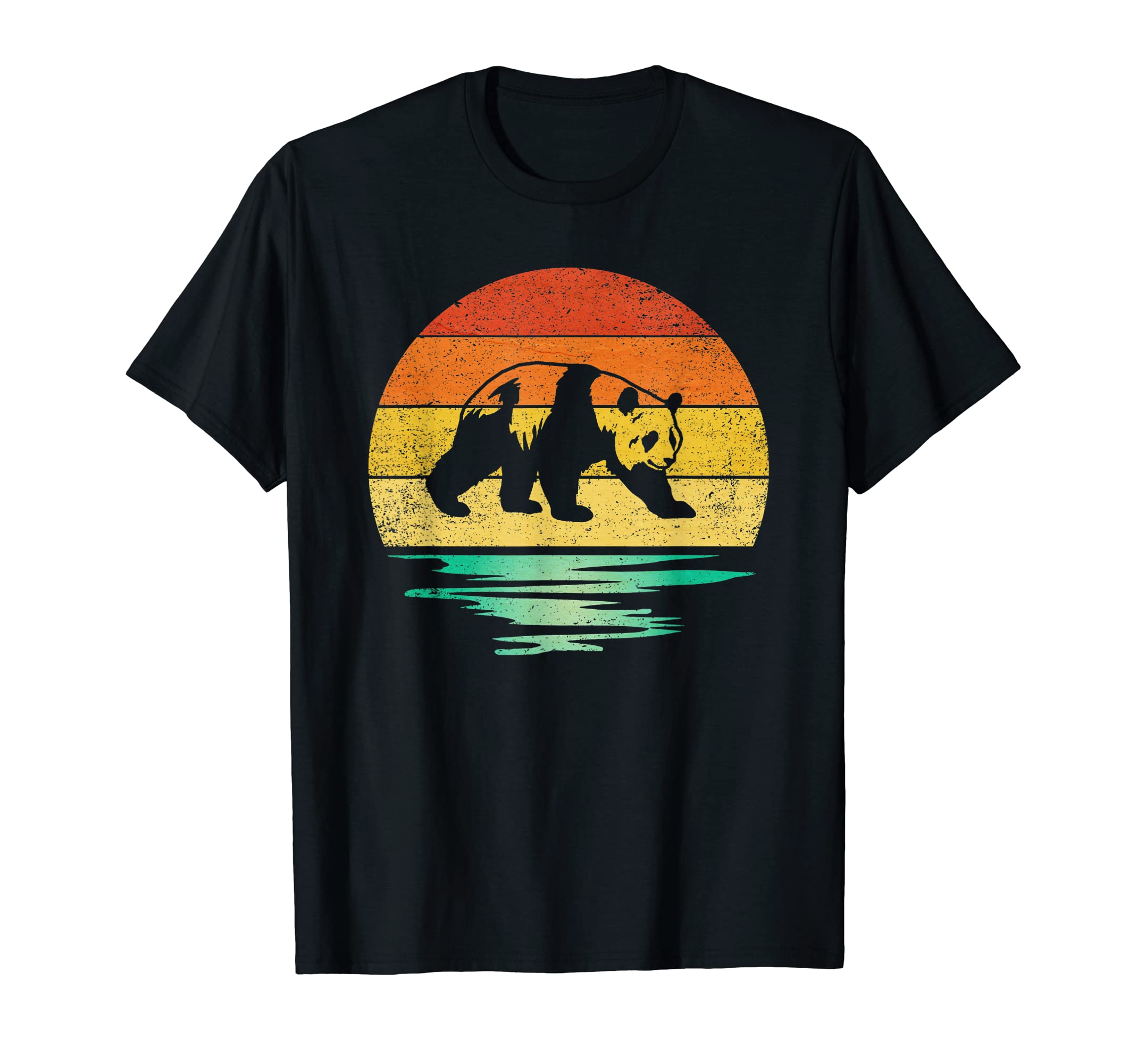 Panda Bear Sunset Panda T-Shirt - Unique Graphic for Adults - T-Shirt, Sweatshirt, Hoodie