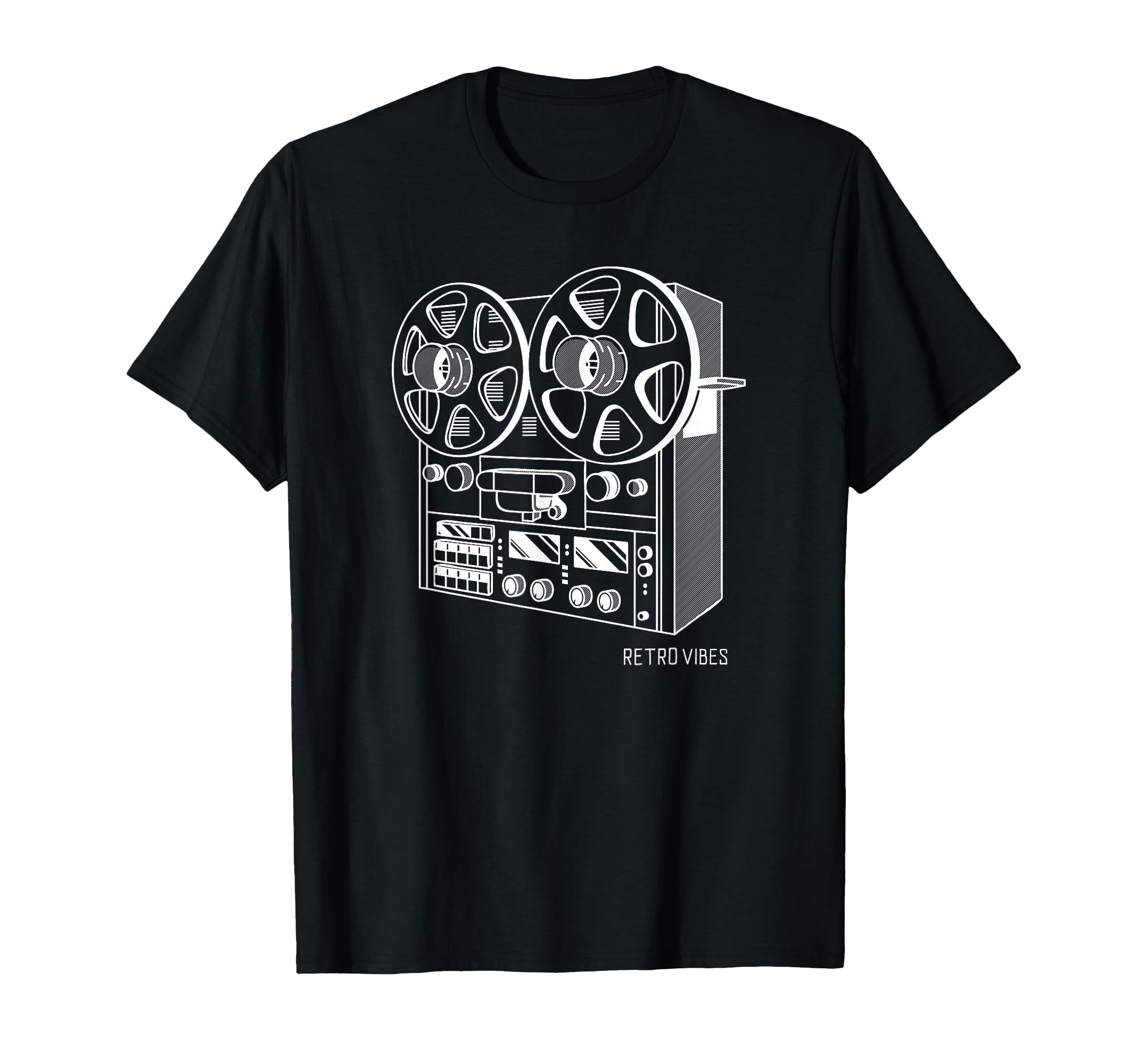 Cassette Tape Reel To Reel Analog T-Shirt - Minimalist Print Men Women - T-Shirt, Sweatshirt, Hoodie