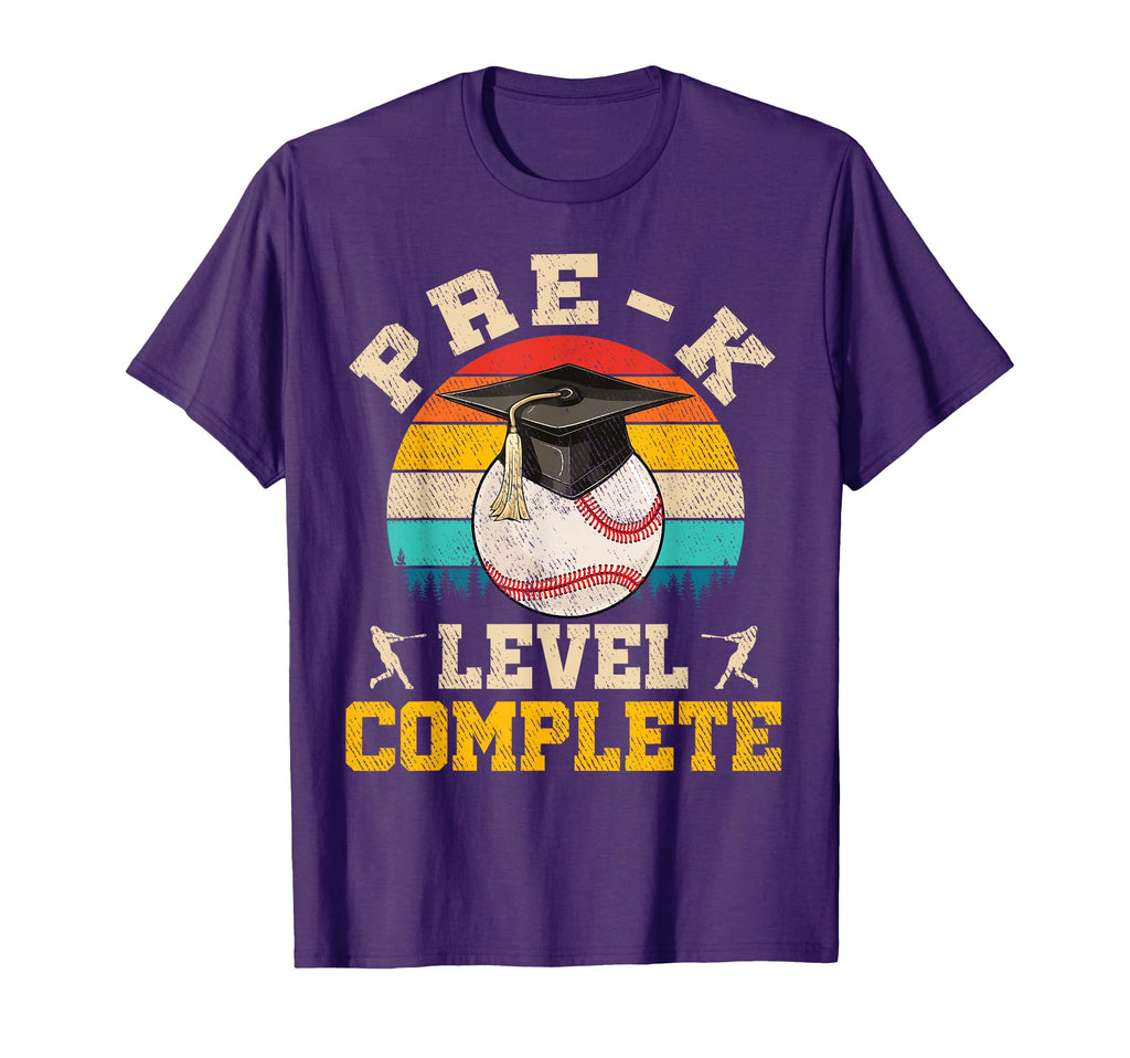 Pre K Level Complete Baseball Last Day T-Shirt - Trendy Graphic for Adults - T-Shirt, Sweatshirt, Hoodie