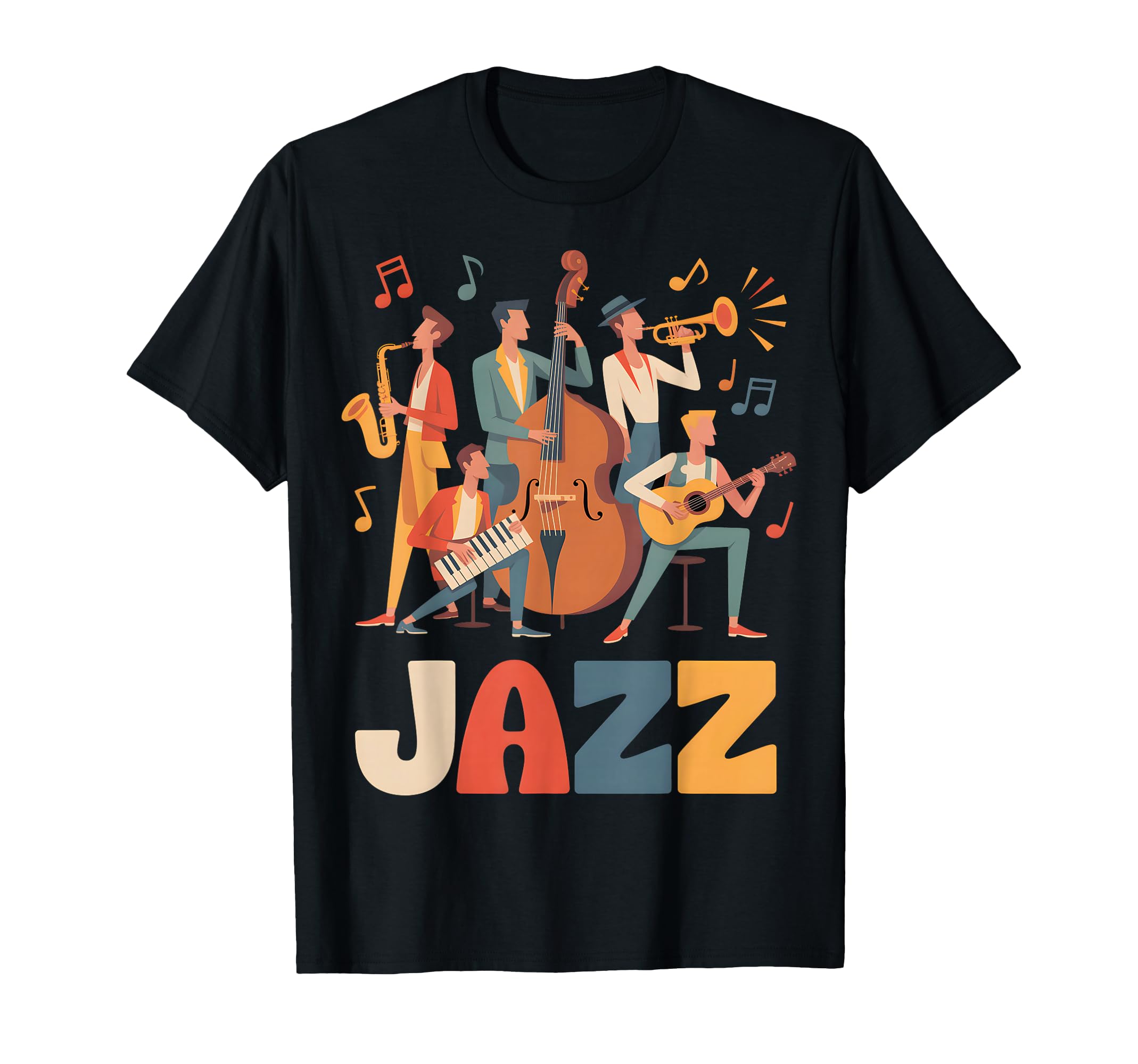 Jazz Band T-Shirt - Minimalist Print Men Women - T-Shirt, Sweatshirt, Hoodie