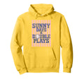Sunny Baseball Days And Double Plays Game Hoodie - Streetwear Style Unisex - T-Shirt, Sweatshirt, Hoodie