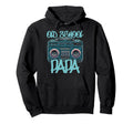 Old School Papa Boombox Vibes 70S 80S Hoodie - Unique Graphic Men Women - T-Shirt, Sweatshirt, Hoodie