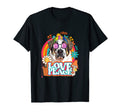 Hippie St Bernard Dog 60S 70S T-Shirt - Casual Everyday Wear for Adults - T-Shirt, Sweatshirt, Hoodie