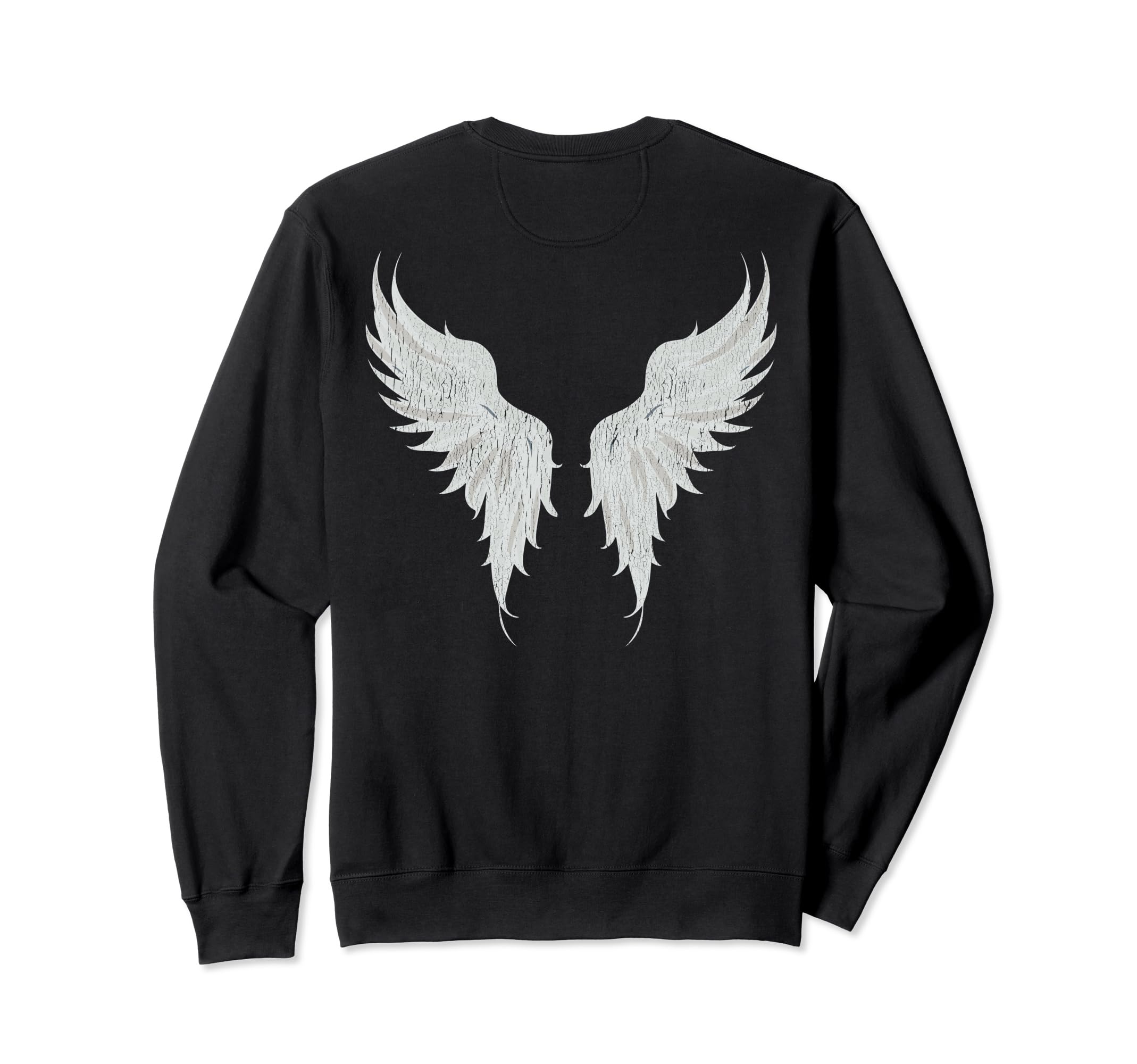Gothic Angel Wings Fairy Sweatshirt - Casual Everyday Wear for Adults - T-Shirt, Sweatshirt, Hoodie
