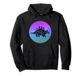 Stegosaurus Dinosaur Origami Galaxy Hoodie - Custom Art Print Unisex - T-Shirt, Sweatshirt, Hoodie