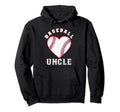Uncle Baseball Gifts Funny Fathers Day Hoodie - Trendy Graphic Men Women - T-Shirt, Sweatshirt, Hoodie