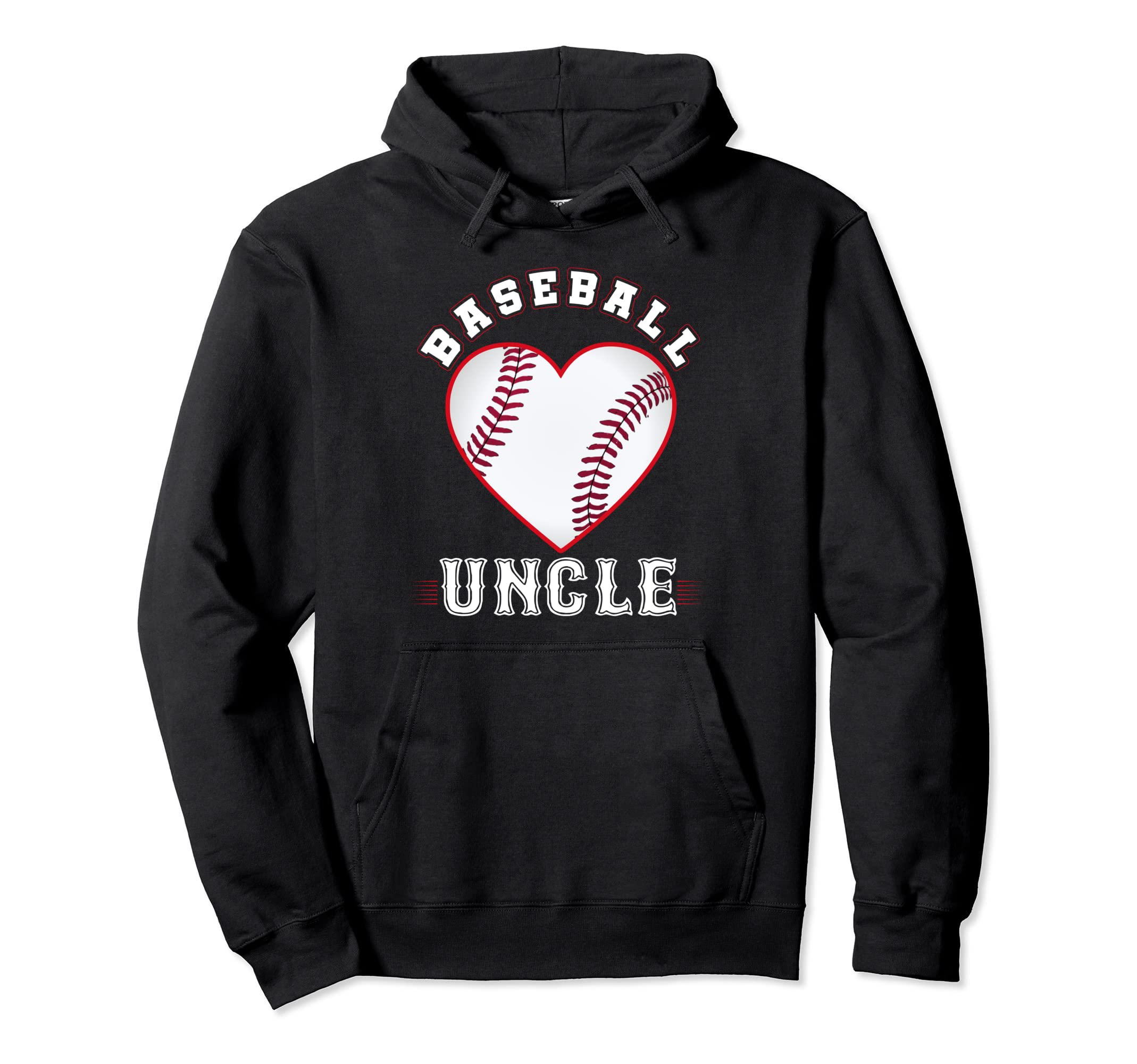 Uncle Baseball Gifts Funny Fathers Day Hoodie - Trendy Graphic Men Women - T-Shirt, Sweatshirt, Hoodie