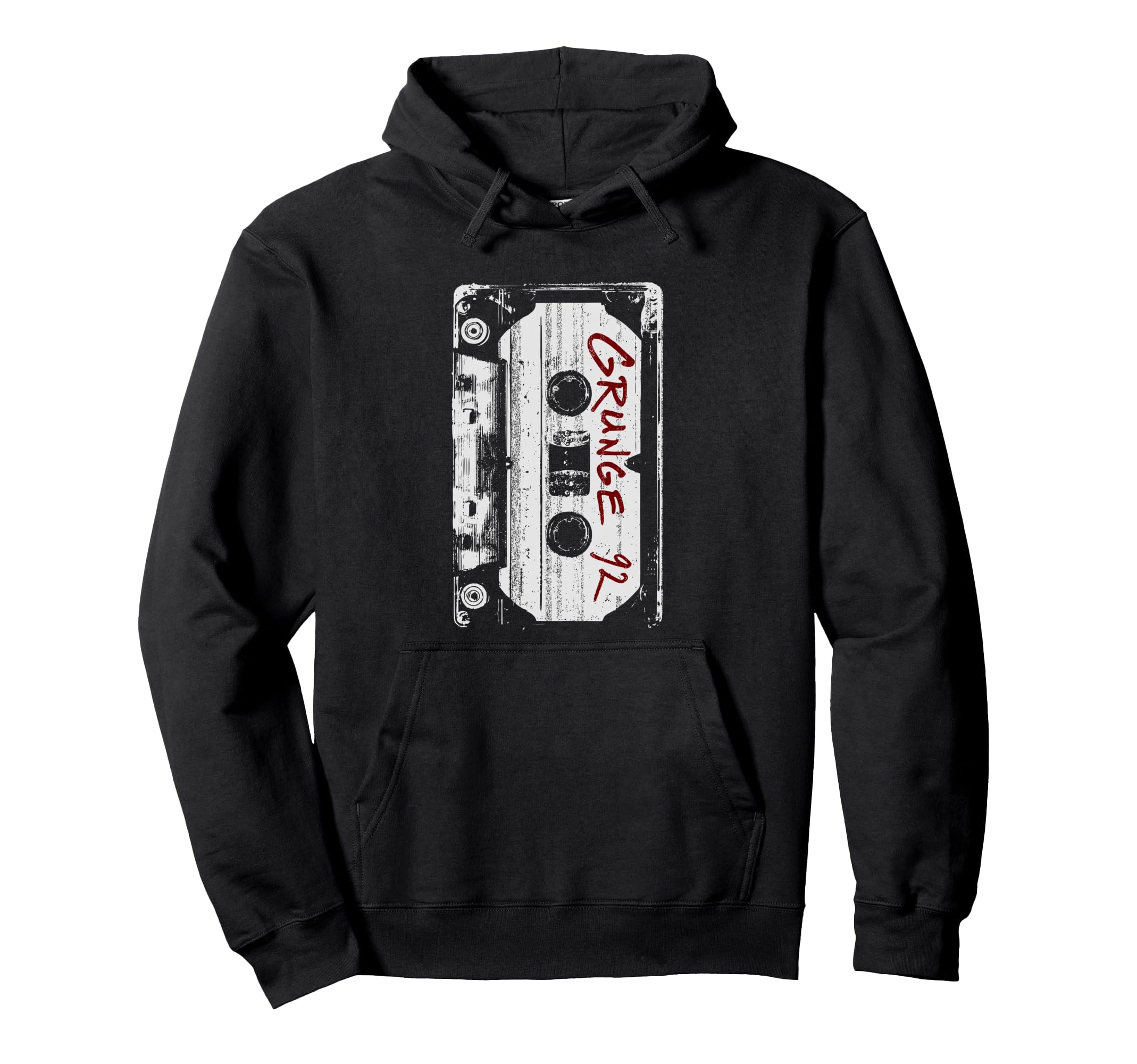 Grunge 90S Concert Mixtape Hoodie - Trendy Graphic for Adults - T-Shirt, Sweatshirt, Hoodie