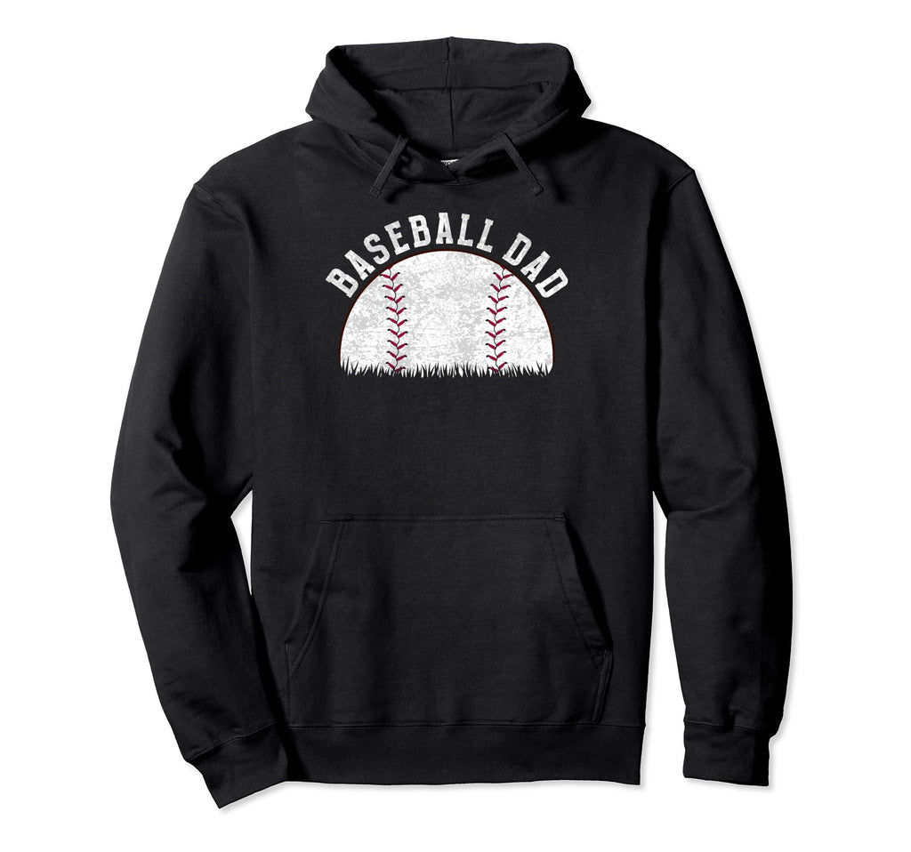 Baseball Father Mens Softball Hoodie - Casual Everyday Wear for Adults - T-Shirt, Sweatshirt, Hoodie