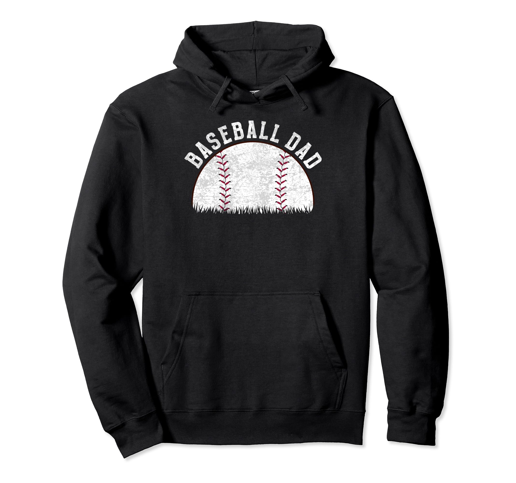 Baseball Father Mens Softball Hoodie - Casual Everyday Wear for Adults - T-Shirt, Sweatshirt, Hoodie