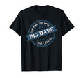 Big Dave Myth Legend Seal Distressed T-Shirt - Trendy Graphic for Adults - T-Shirt, Sweatshirt, Hoodie