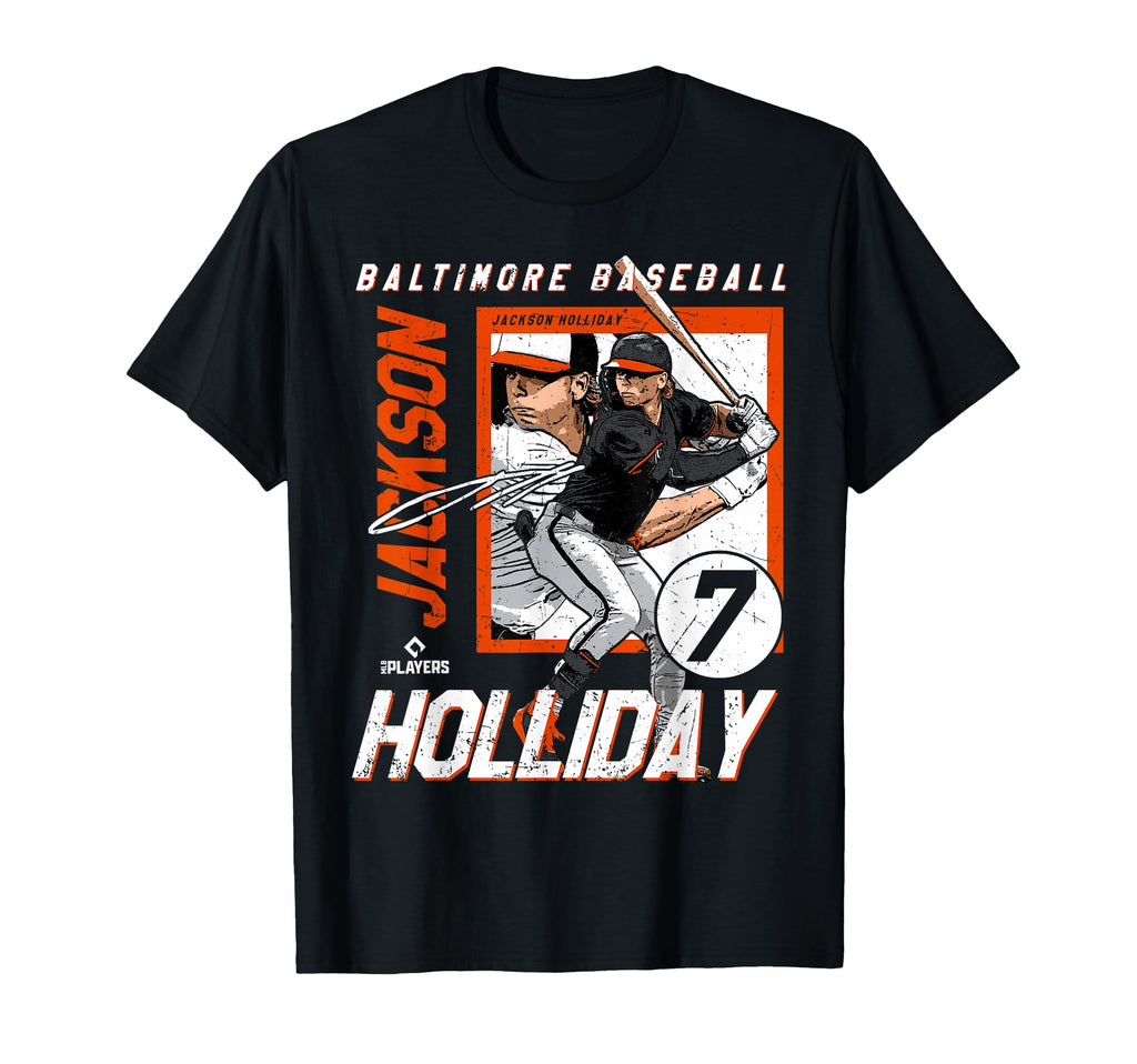 Jackson Holiday Baltimore Baseball T-Shirt - Aesthetic Graphic Men Women - T-Shirt, Sweatshirt, Hoodie