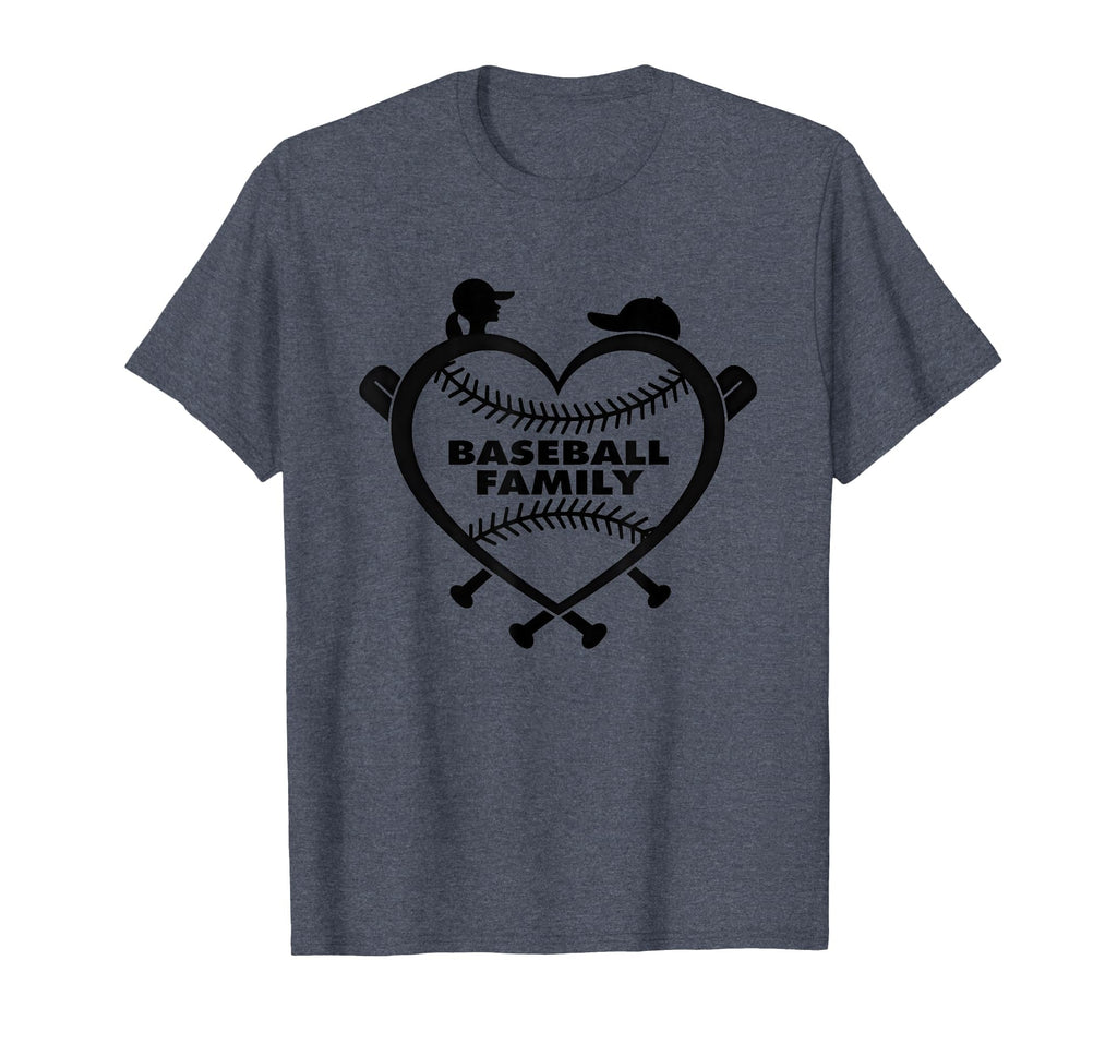 Baseball Family Sister Heart Love T-Shirt - Fun Novelty Design for Adults - T-Shirt, Sweatshirt, Hoodie