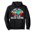 Roller Skating Roller Skater Hoodie - Minimalist Print Unisex - T-Shirt, Sweatshirt, Hoodie