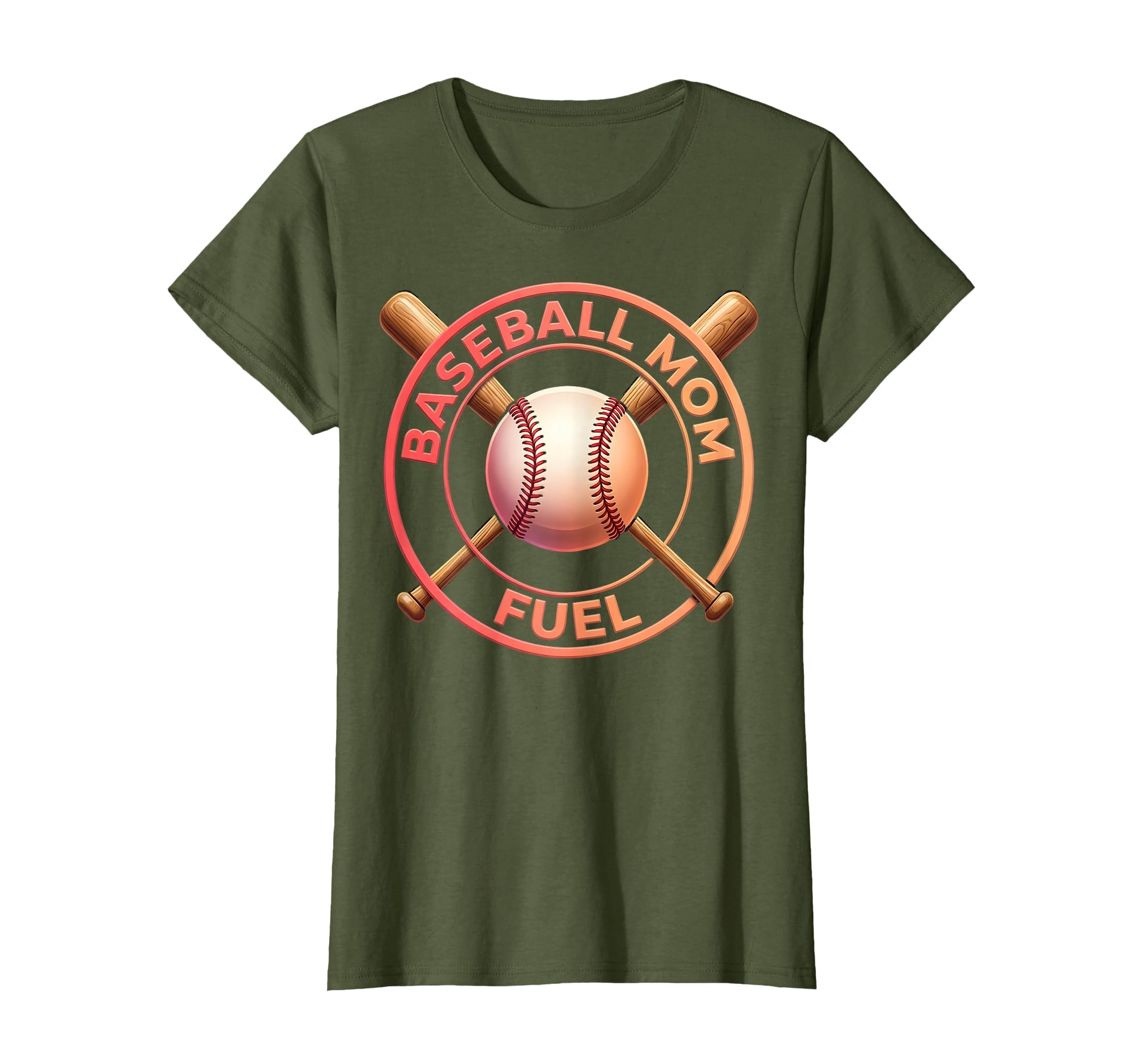 Baseball Mom Fuel Sports Moms T-Shirt - Unique Graphic Men Women - T-Shirt, Sweatshirt, Hoodie