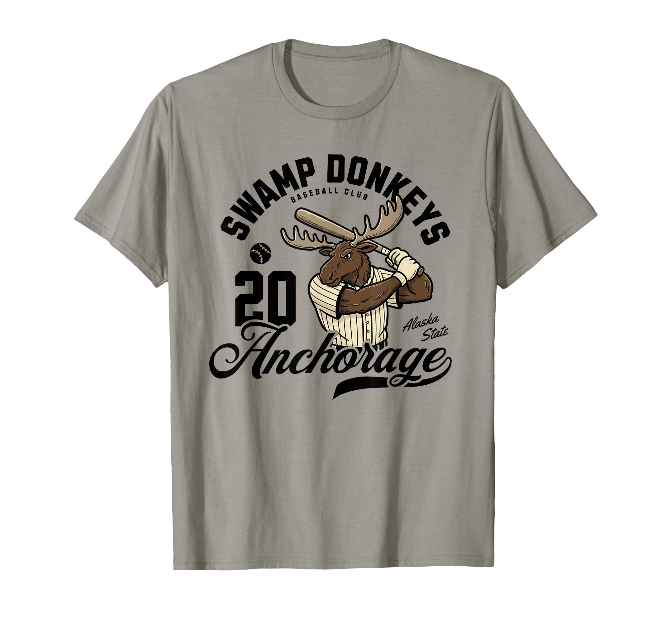Swamp Donkeys Anchorage Minor League T-Shirt - Trendy Graphic Unisex - T-Shirt, Sweatshirt, Hoodie