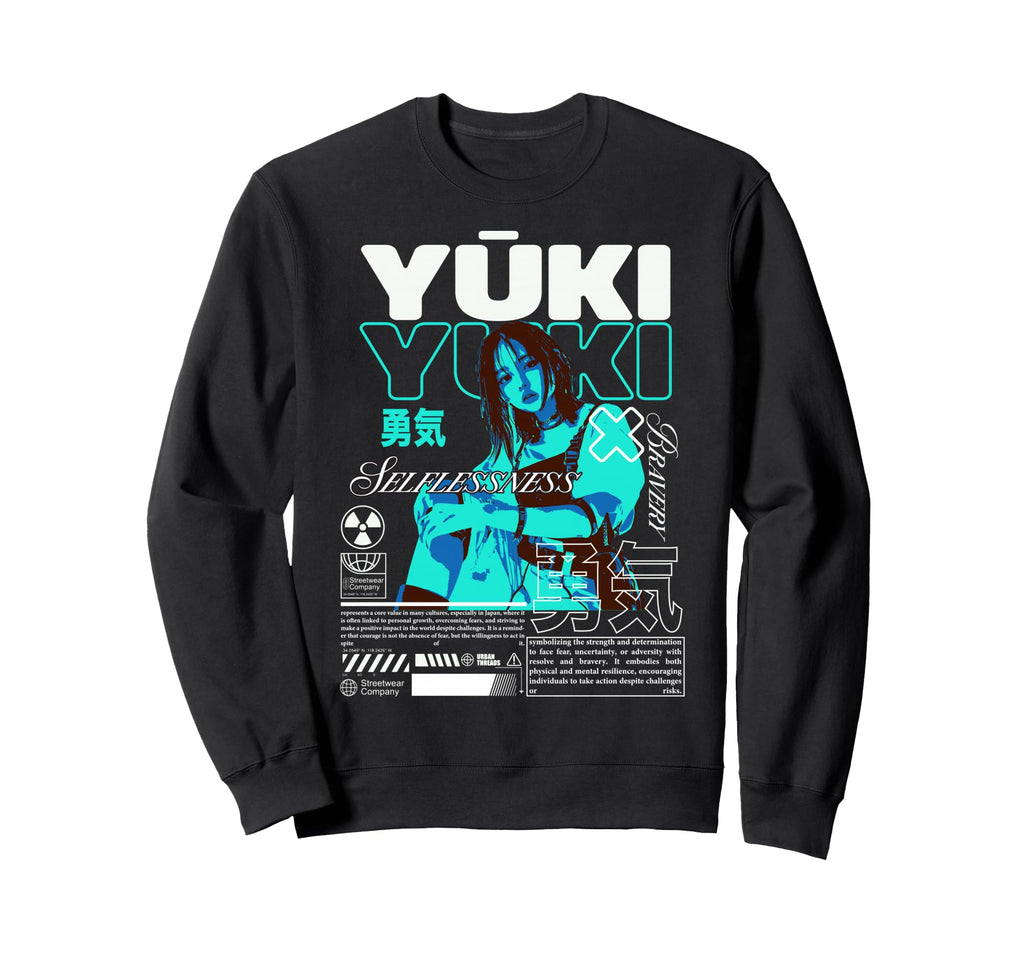 Y2K Chinese Bold Urban Graffiti Sweatshirt - Streetwear Style for Adults - T-Shirt, Sweatshirt, Hoodie