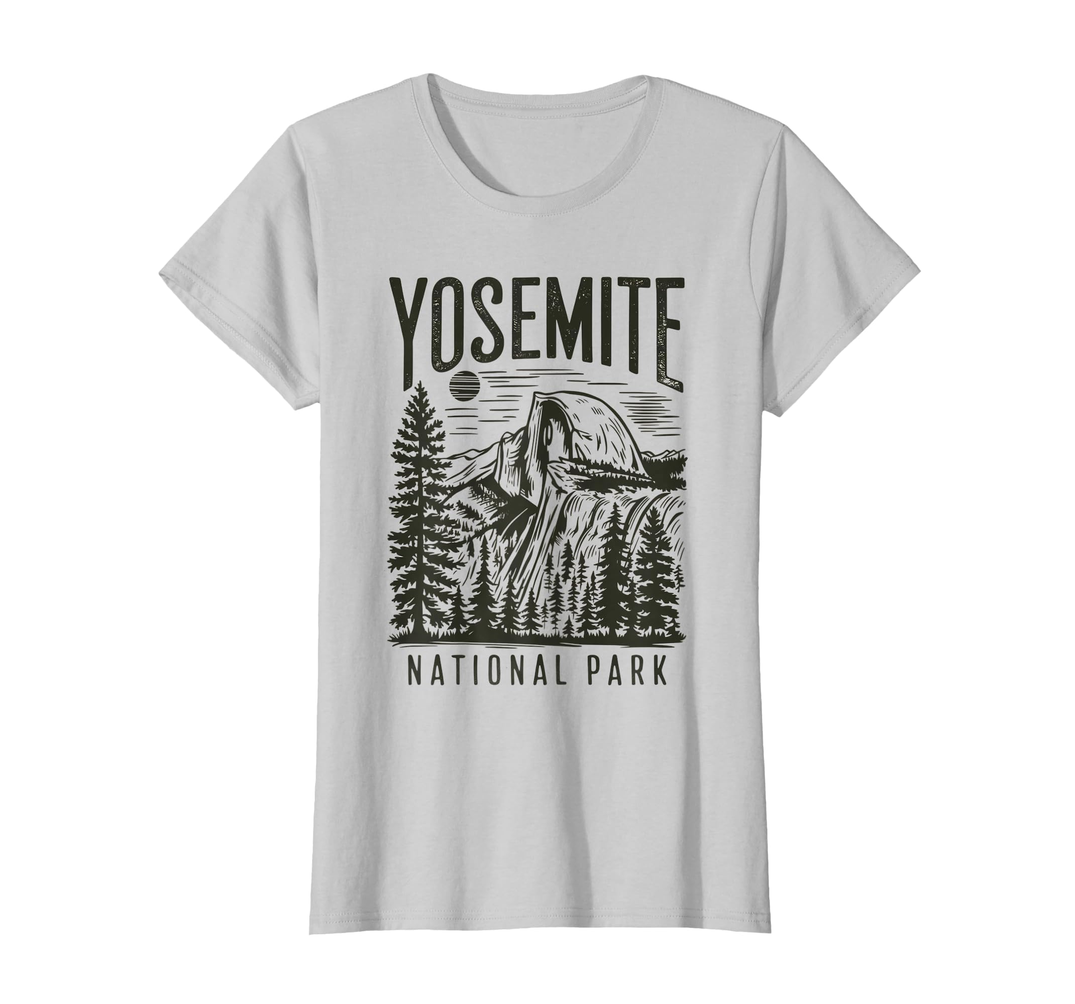 Yosemite Half Dome National Park T-Shirt - Casual Everyday Wear for Adults - T-Shirt, Sweatshirt, Hoodie