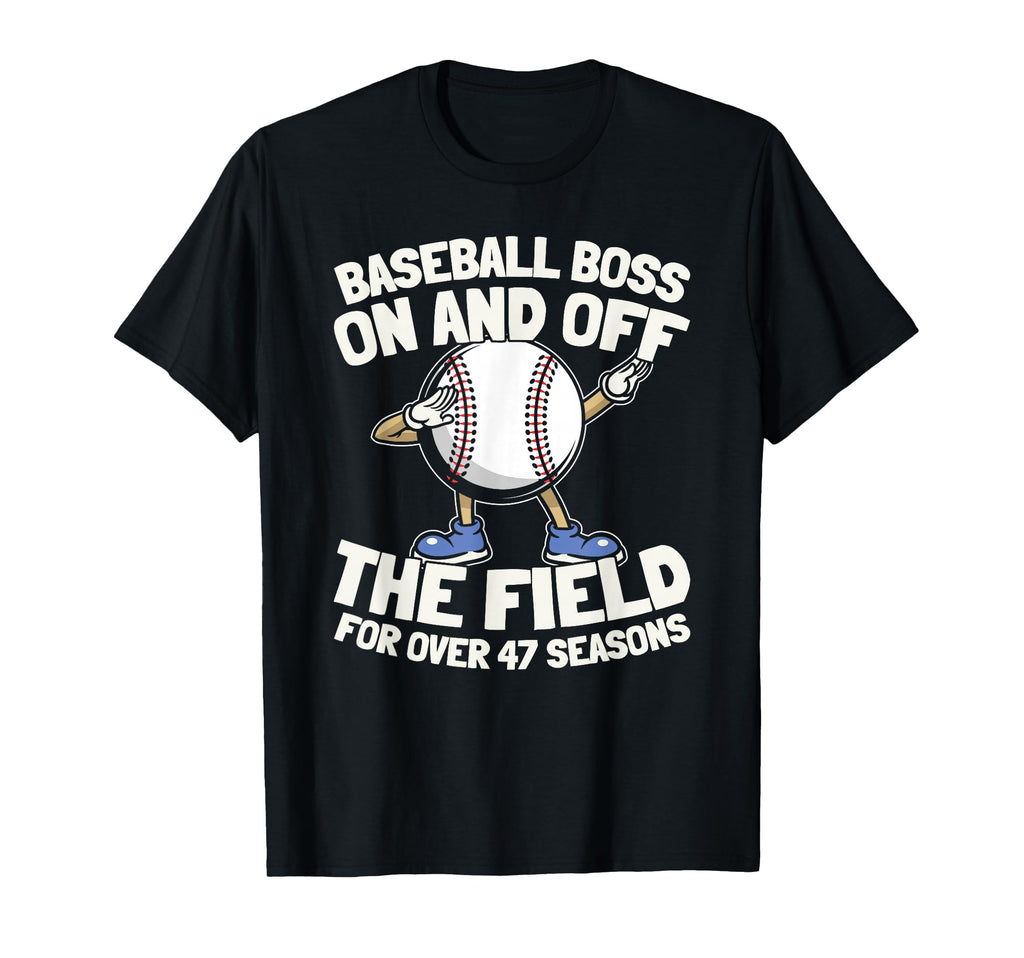 47Th Birthday Baseball Team Sport T-Shirt - Minimalist Print Unisex - T-Shirt, Sweatshirt, Hoodie