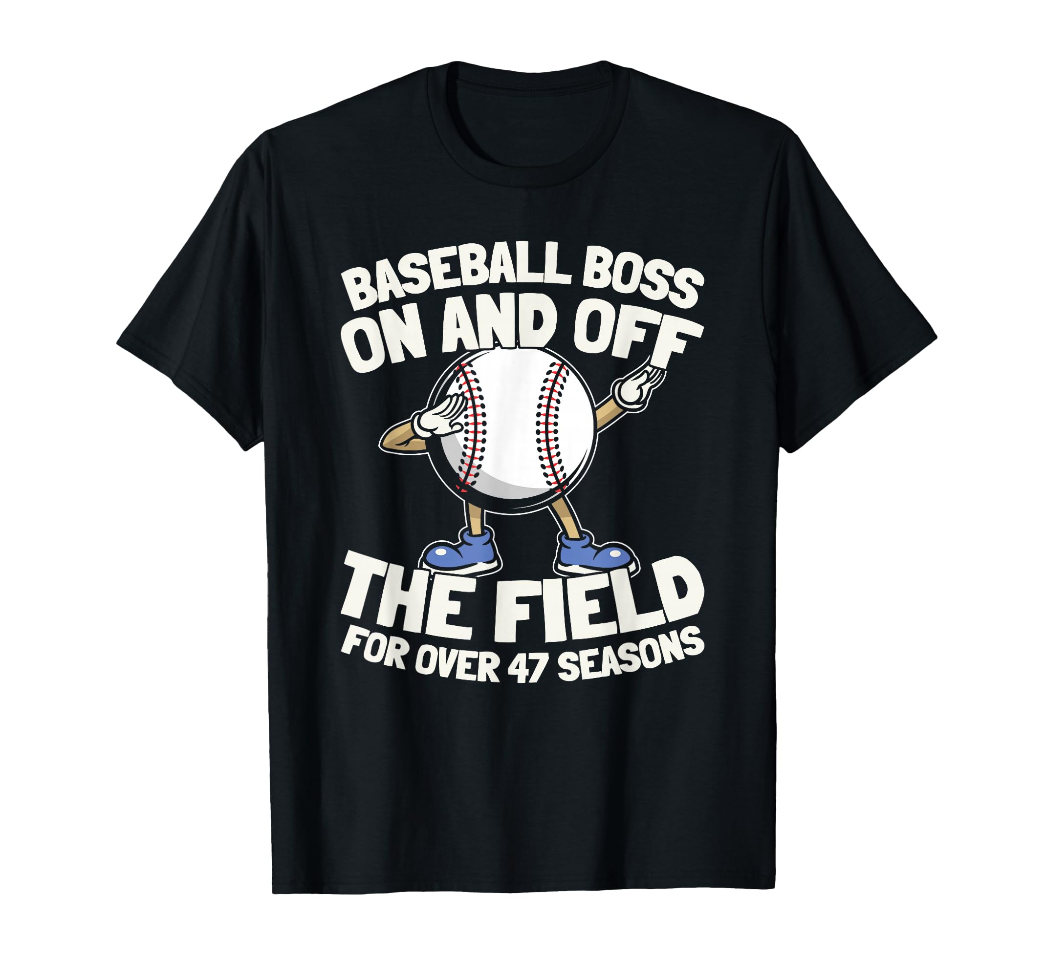 47Th Birthday Baseball Team Sport T-Shirt - Minimalist Print Unisex - T-Shirt, Sweatshirt, Hoodie