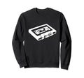 Cassette Tape Silhouette Logo Sweatshirt - Minimalist Print Men Women - T-Shirt, Sweatshirt, Hoodie