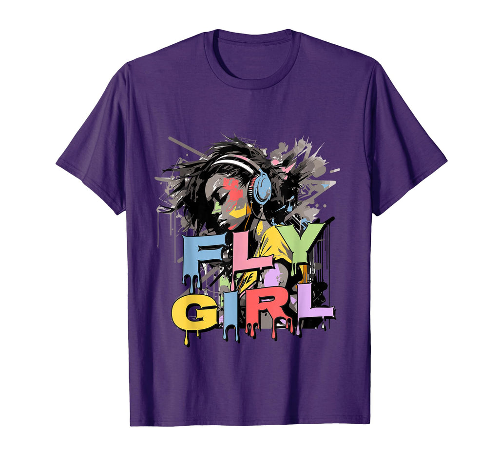 Fly 80S Hip Hop Old School B T-Shirt - Custom Art Print Men Women - T-Shirt, Sweatshirt, Hoodie