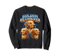 Golden Retriever 80S Dog Lover Sweatshirt - Fun Novelty Design for Adults - T-Shirt, Sweatshirt, Hoodie