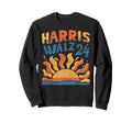 Harris Walz 2024 Boho Artwork Sweatshirt - Graphic Print Unisex - T-Shirt, Sweatshirt, Hoodie