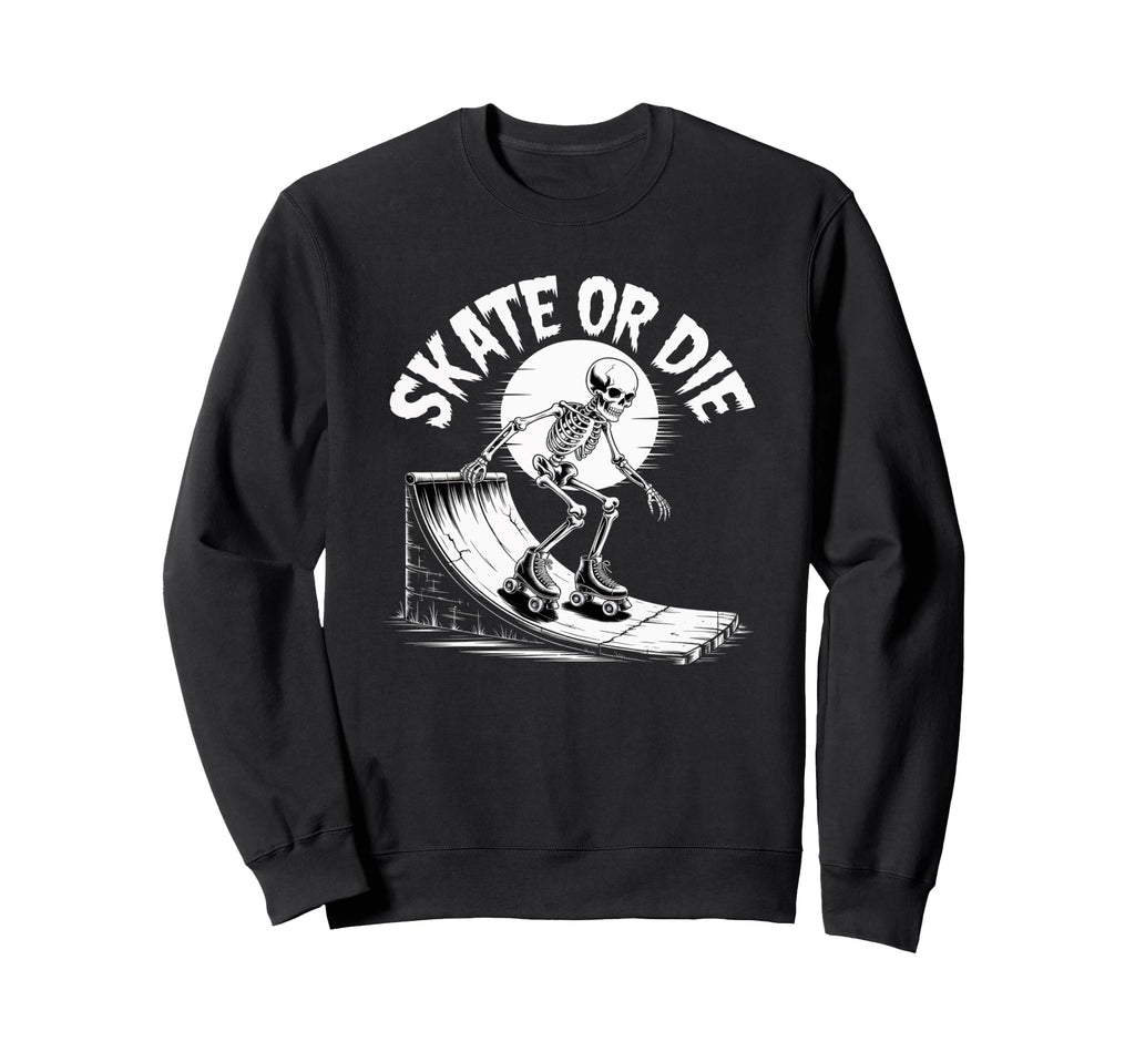 Roller Skate Roller Skating Halloween Sweatshirt - Custom Art Print Unisex - T-Shirt, Sweatshirt, Hoodie