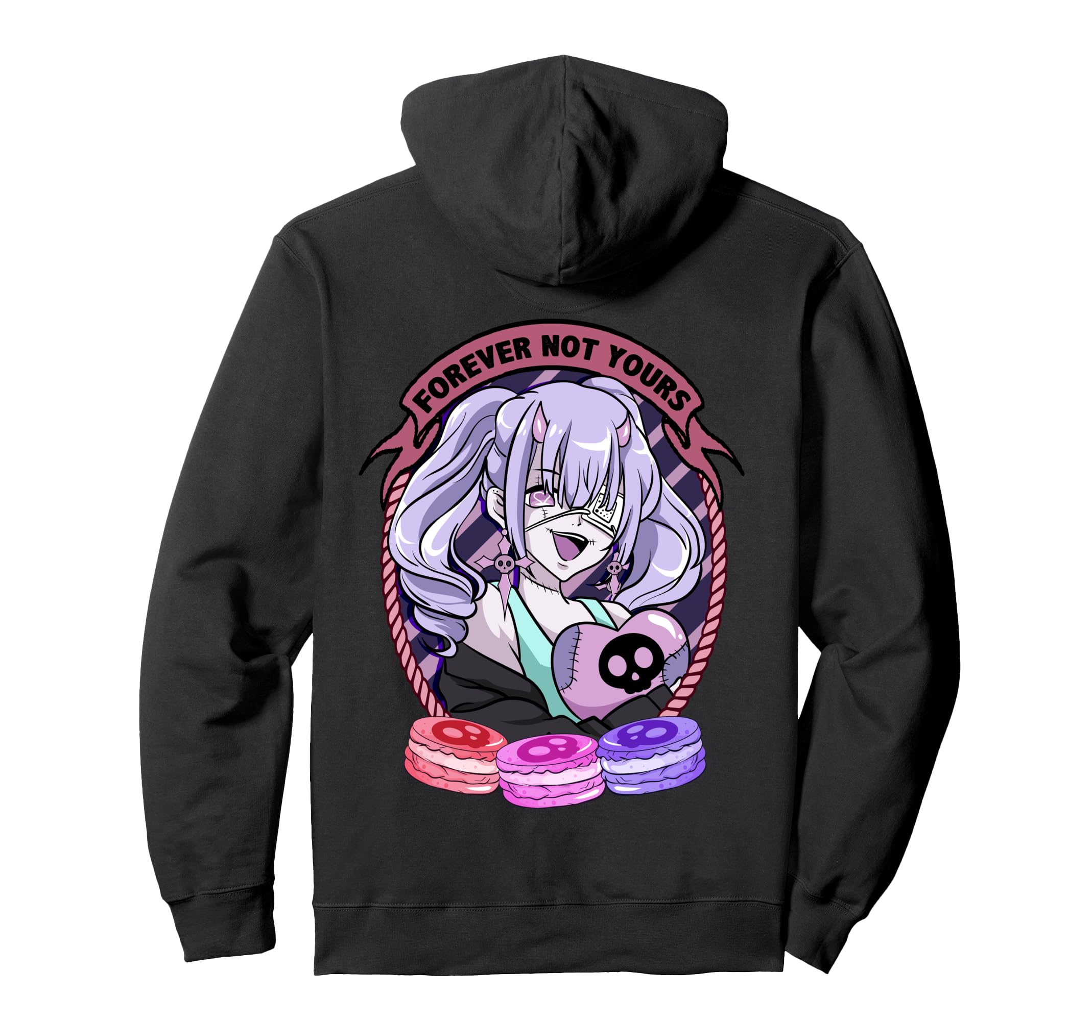 Kawaii Pastel Goth Witchcraft Anime Hoodie - Graphic Print Men Women - T-Shirt, Sweatshirt, Hoodie