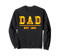 Dad Est 1993 Funny Sports Year Sweatshirt - Minimalist Print Men Women - T-Shirt, Sweatshirt, Hoodie