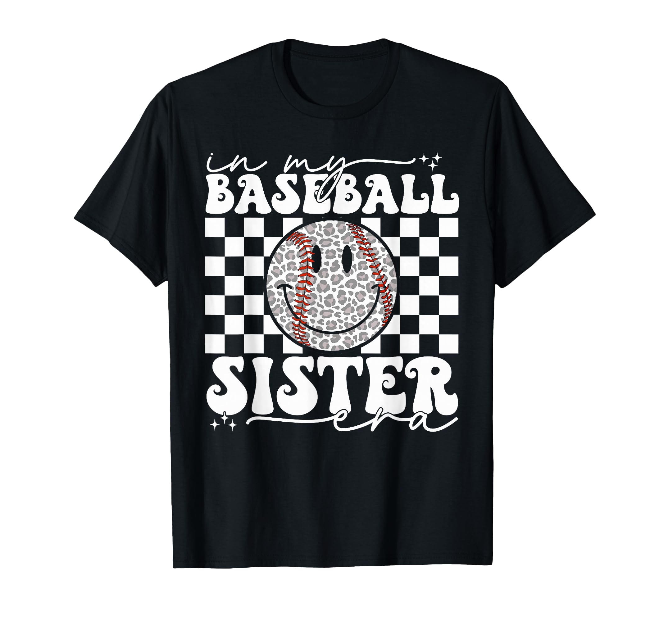 My Baseball Sister Era Leopard Sister T-Shirt - Trendy Graphic Unisex - T-Shirt, Sweatshirt, Hoodie