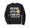 Baseball Softball Mama Game Day Proud Sweatshirt - Graphic Print Unisex - T-Shirt, Sweatshirt, Hoodie