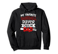 My Favorite Baseball Player Calls Hoodie - Fun Novelty Design for Adults - T-Shirt, Sweatshirt, Hoodie