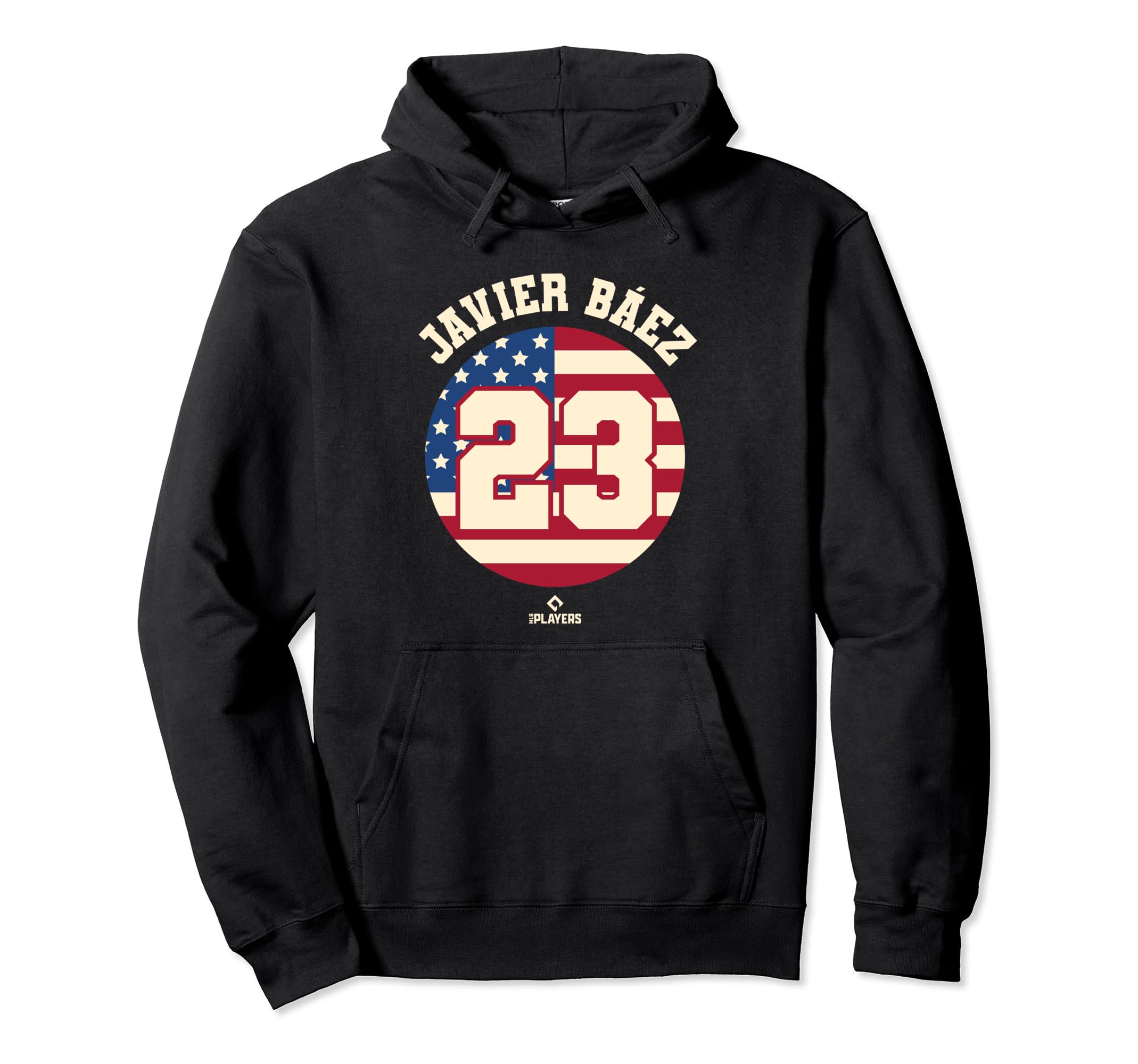 Javier Baez Flag Mlbpa Patriotic Baseball Hoodie - Graphic Print Unisex - T-Shirt, Sweatshirt, Hoodie